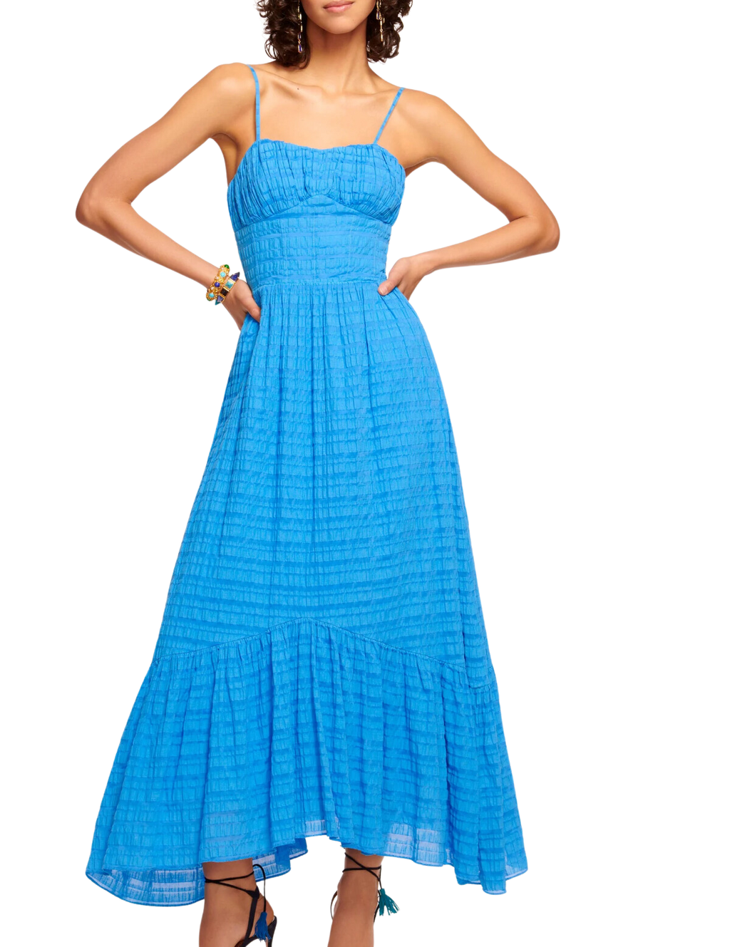 Laylah dress - laguna blue