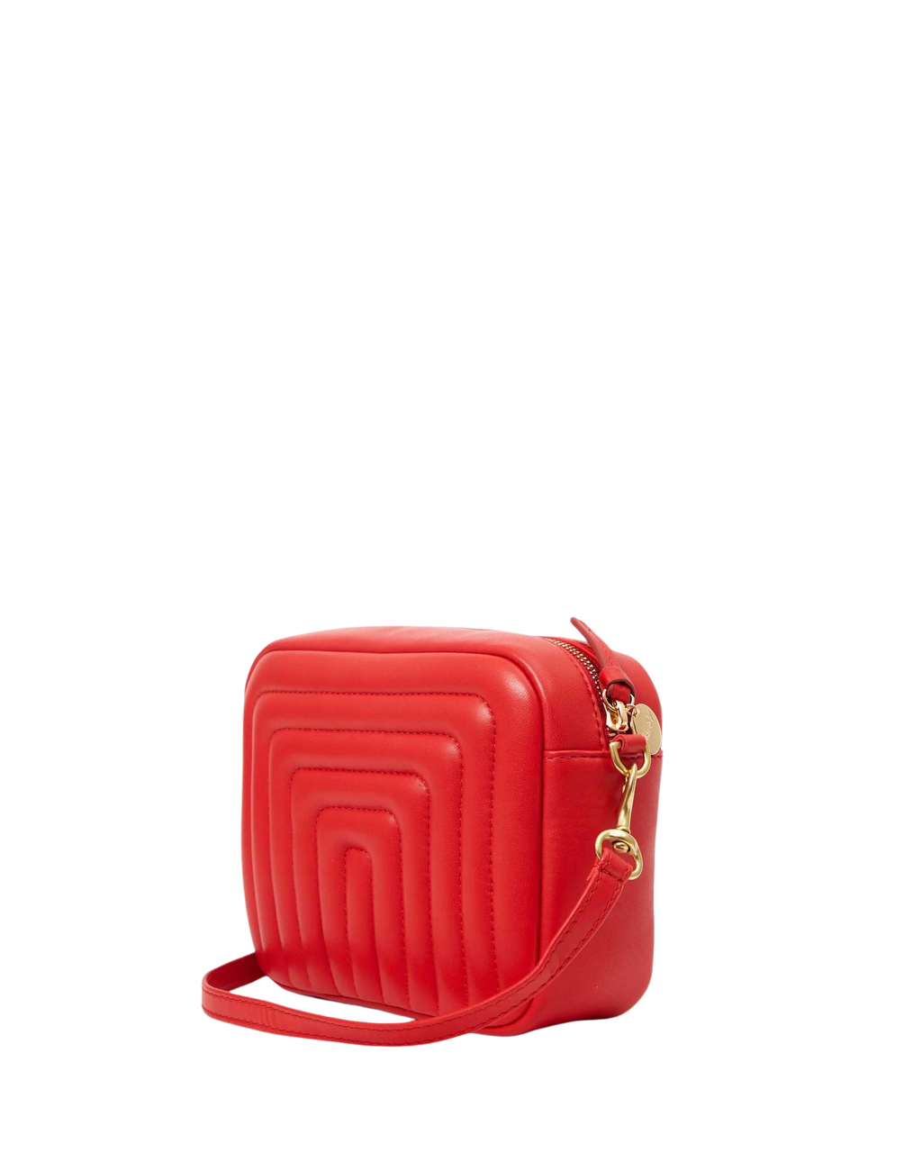 Midi sac - rouge channel quilted nappa