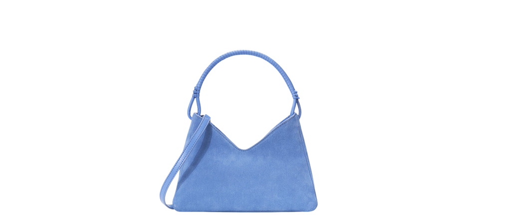 Valerie shoulder bag - blue hydrangea