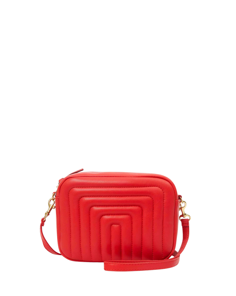 Midi sac - rouge channel quilted nappa